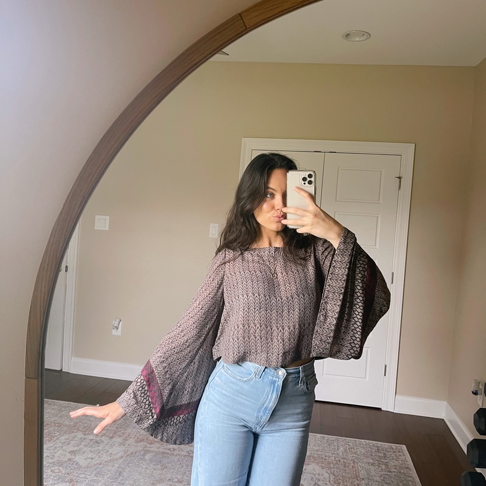 Free People bell sleeve blouse - Picture 10 of 10